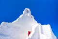 A 14th century Paraportiani Church on the island of Mykonos. Royalty Free Stock Photo