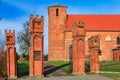 14th century parish church in Mingaje, Warmia region. Poland