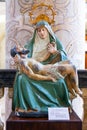 17th century Pieta statue in the Renaissance Misericordia church.