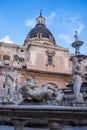 Pretoria Fountain, Palermo Royalty Free Stock Photo