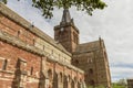 12th century Romanesque Saint Magnus cathedral in Kirkwall, Orkney, United Kingdom