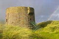 A 19th century round Martello tower fort in Londonderry Royalty Free Stock Photo