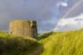 A 19th century round Martello tower fort in Londonderry Royalty Free Stock Photo