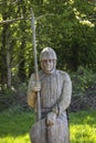 11th Century Soldier Sculpture at Battle Abbey