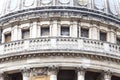 18th century St Paul Cathedral, dome, London, United Kingdom. Royalty Free Stock Photo