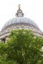 18th century St Paul Cathedral, dome, London, United Kingdom Royalty Free Stock Photo