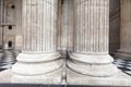 18th century St Paul Cathedral, majestic columns, London, United Kingdom Royalty Free Stock Photo