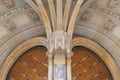 14th century St. Vitus Cathedral ,Golden Gate, Prague, Czech Republic Royalty Free Stock Photo