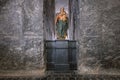 17th-century statue of Our Lady of Victory in the Wieliczka Salt Mine Royalty Free Stock Photo