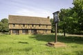 The 15th century timbre framed Moot Hall in the village of Elstow