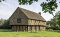 The 15th century timbre framed Moot Hall in the village of Elstow