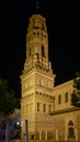 The 16th century tower of the church of Our Lady of the Assumption in Utebo, reproduced at the Poble Espanyol in Barcelona