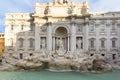 18th century Trevi Fountain designed by Italian architect Nicola Salvi, Rome, Italy