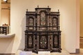 19th century two-section decorative furniture unit - exhibit at the museum of the Sforzesco Castle - Castello Sforzesco in Milan,