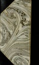 19th century vintage antique marbled book cover