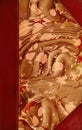 19th century vintage antique marbled book cover Royalty Free Stock Photo