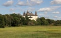 17th-century white Ekenas Castle in the rural landscape, Linkoping Municipality, Sweden Royalty Free Stock Photo