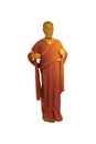 Dalai Lama wax sculpture Royalty Free Stock Photo