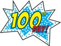 100th day starburst