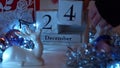 24th December Date Blocks Advent Calendar