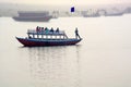 Kite and boat at varanasi uttar pradesh india