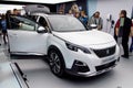 Peugeot 2008 Hybrid at Geneva 2019 Royalty Free Stock Photo