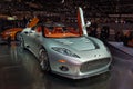 79th Geneva International Motorshow 2009 - Spyker C8 Aileron Royalty Free Stock Photo