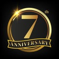 7th golden anniversary logo