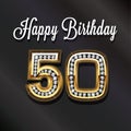 50th Happy birthday anniversary