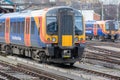 Train in Sidings at Clapham Junction Station Royalty Free Stock Photo