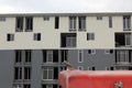 Editorial image of apartment house under construction near ijora,lagos Royalty Free Stock Photo