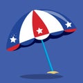 4th of july boy umbrella 13 Royalty Free Stock Photo