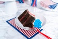 4th of July chocolate cake