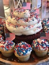 4th of July Cupcake design at Cupcake Down South in Columbia, SC