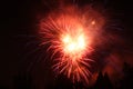 4th of July Fireworks in Eagle Point, Oregon Royalty Free Stock Photo