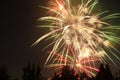 4th of July Fireworks in Eagle Point, Oregon Royalty Free Stock Photo