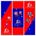 4th of July Independence Day of America background Royalty Free Stock Photo