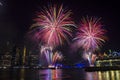 4th July Macy& x27;s fireworks Royalty Free Stock Photo