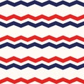 4th of July Stars Abstract Seamless Pattern, colored as USA Flag. Vector Illustration of Stars Background for Celebration Holiday Royalty Free Stock Photo