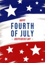 4th of July - USA Independence Day banner background Royalty Free Stock Photo