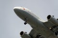 20th of June 2017 Berlin, Germany: The underside of a modern airplane