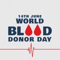 14th june world blood donor day poster