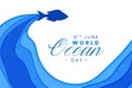 8th june world ocean day poster save water and climate