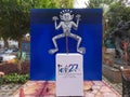 27th kolkata International Film Festival logo displayed at Nandan campus.