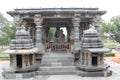7th Largest Monolithic Nandi Statue and its mandap at hoysaleswara temple