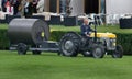 Model of Barnes Wallis`s Upkeep bouncing bomb. Royalty Free Stock Photo