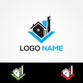 Real Estate Logo Template Royalty Free Stock Photo