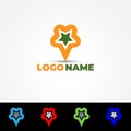 Start Logo Design With Map Pin