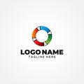 Circle Multicolor Logo Design