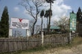 19th March, 2020, Mim tea garden, Darjeeling, West Bengal, India: Sign board of Mim tea garden near Darjeeling Royalty Free Stock Photo